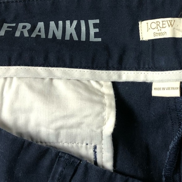 J. Crew Frankie Navy Blue Bermuda Chino Shorts 10 - Picture 4 of 4
